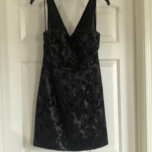 Black Guess Metallic Black Dress